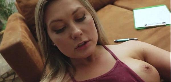  Addison Lee gets fucked and cum facialed